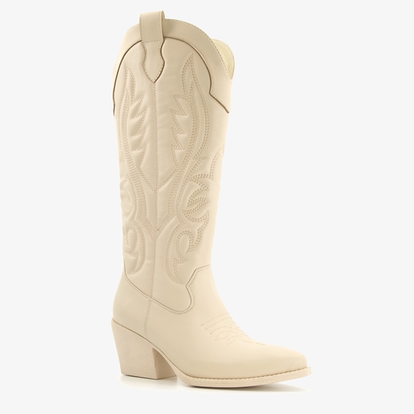 Blue Box dames crème western boots