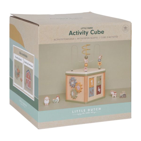 Little Dutch Little Farm Activiteitenkubus
