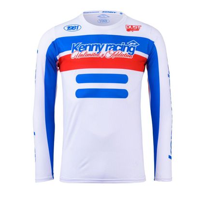 Maillot cross Kenny FORCE - SPRING SUMMER 2025 - Bleu / Blanc