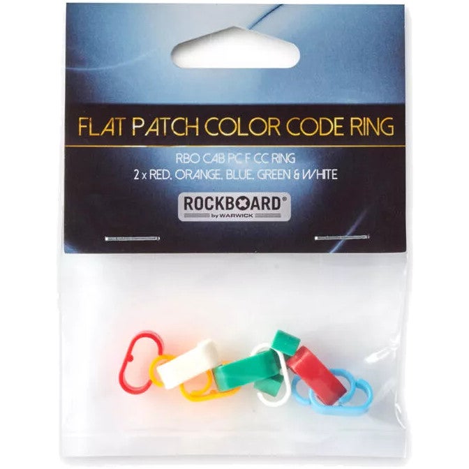 RockBoard Color Code Rings voor patchkabels (10 stuks)
