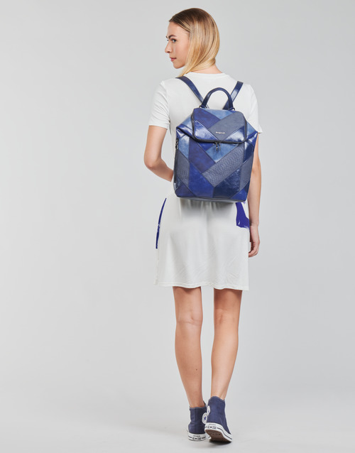 Desigual - WASHINTONG - Blanc / Bleu