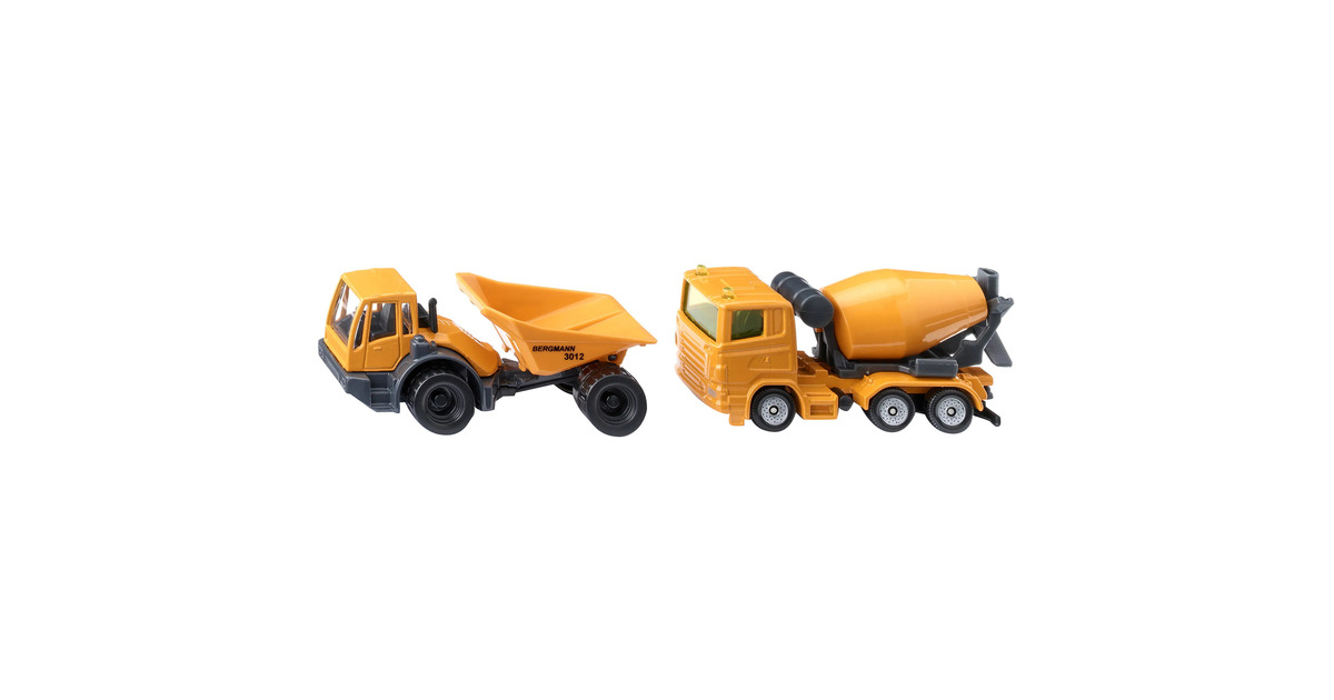 SIKUKiepwagen en betonmixer Modelvoertuig