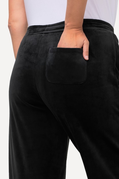 Loungewear-Nickihose, weites Bein, recycelt