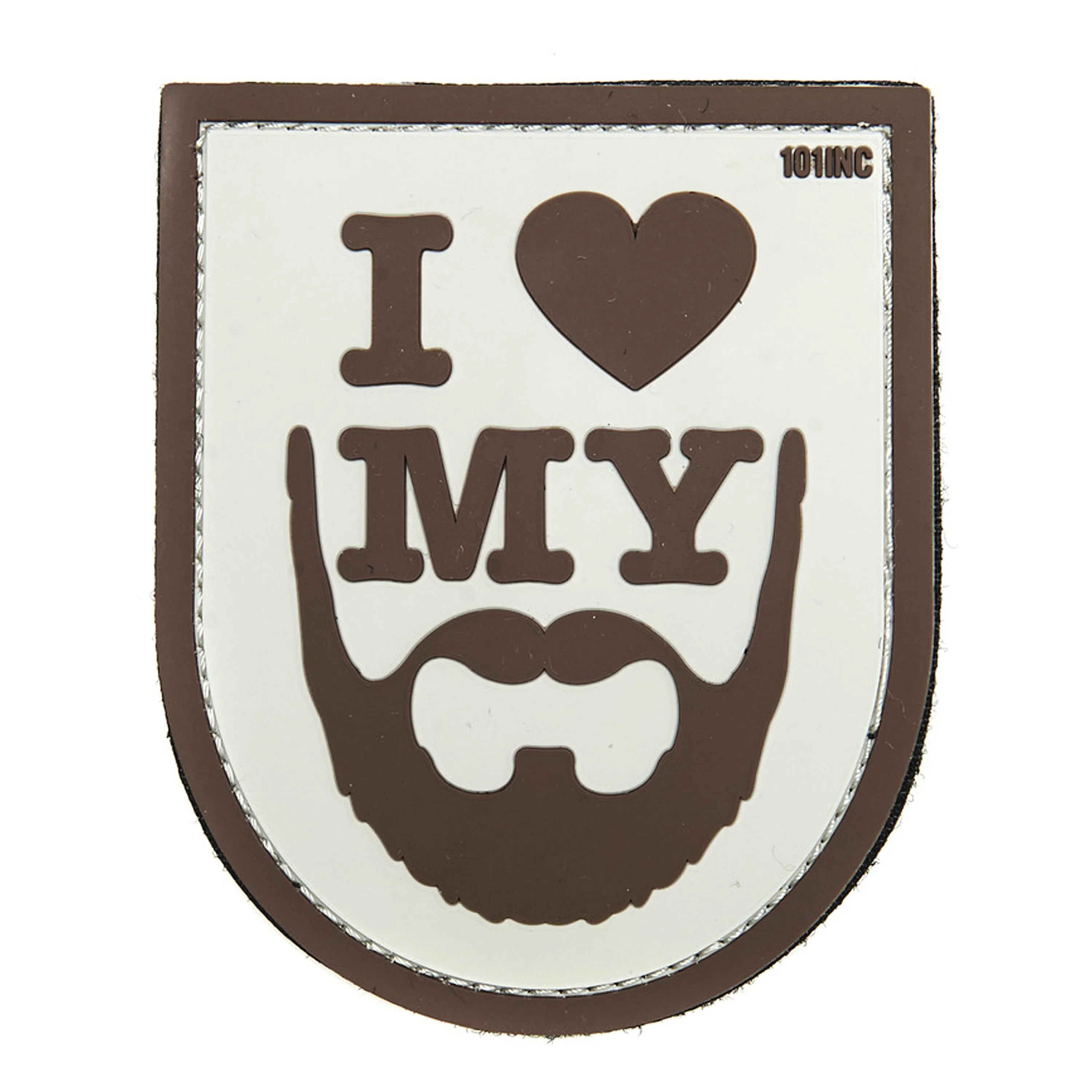 101 INC -  3D Patch I love my Beard
