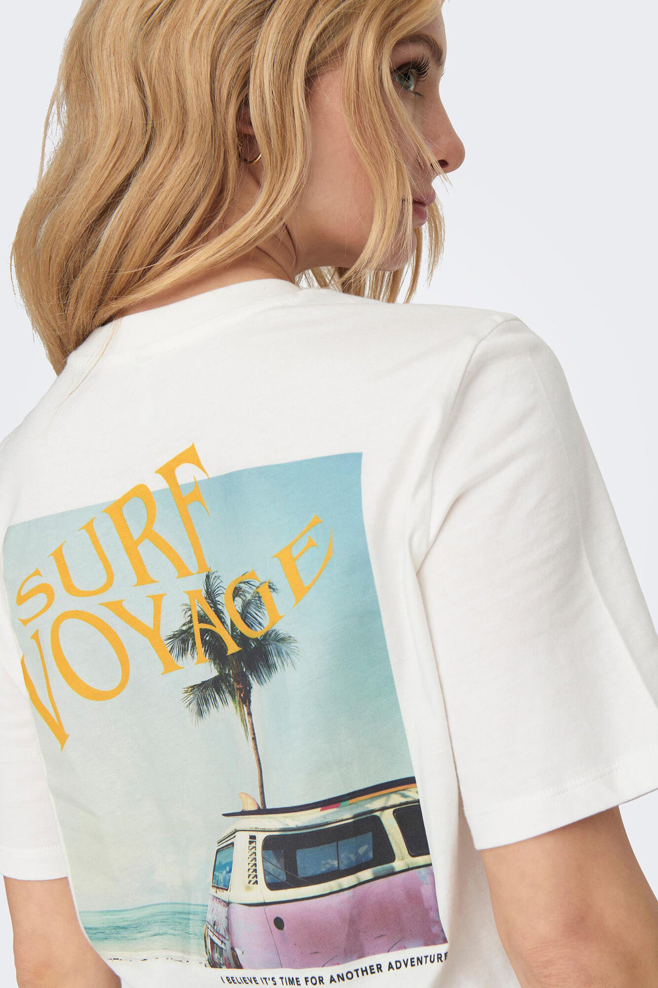 Camiseta de manga curta com estampa