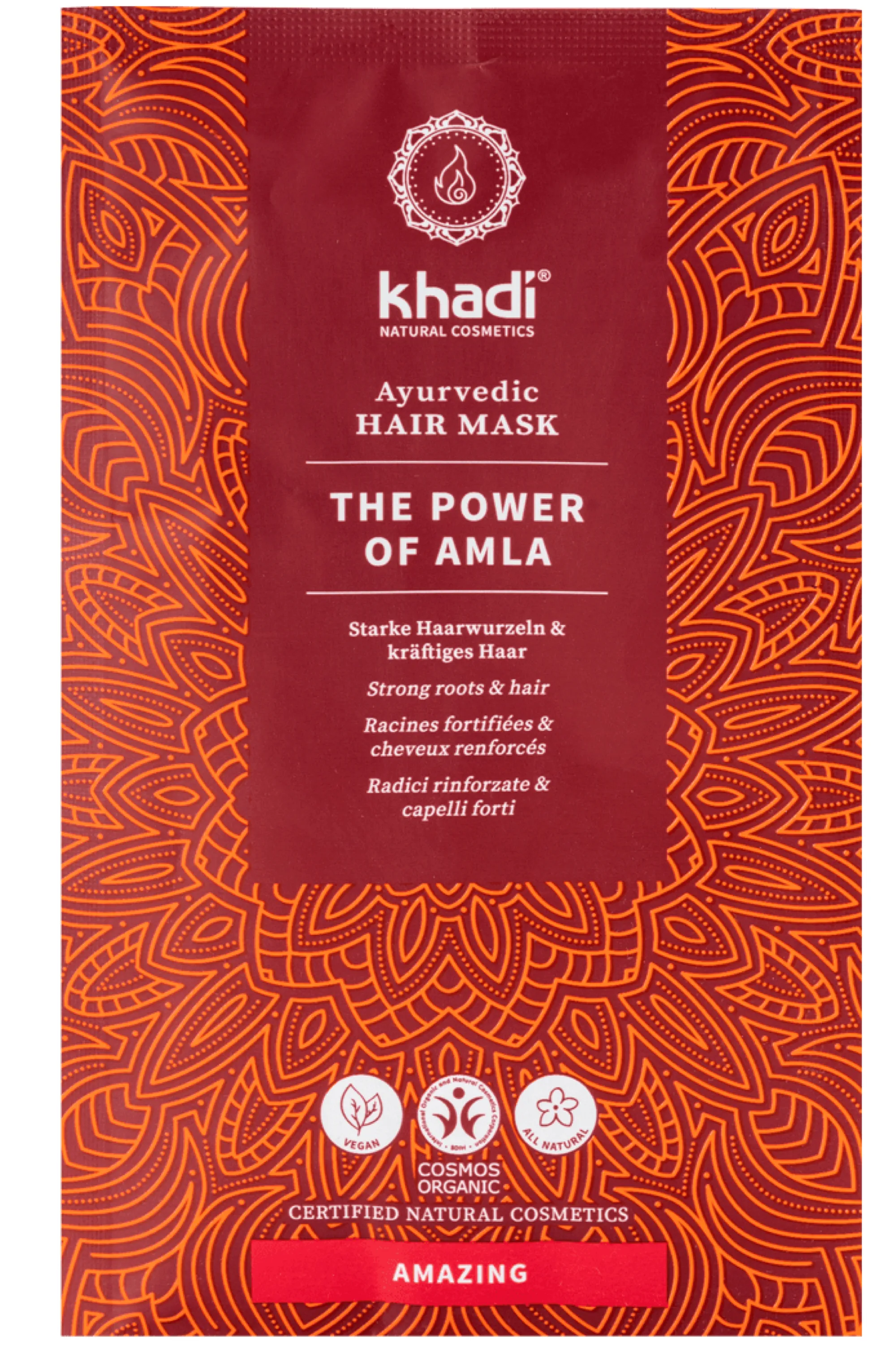 KHADI Masque capillaire renforcement des cheveux The Power of Amla-50 g