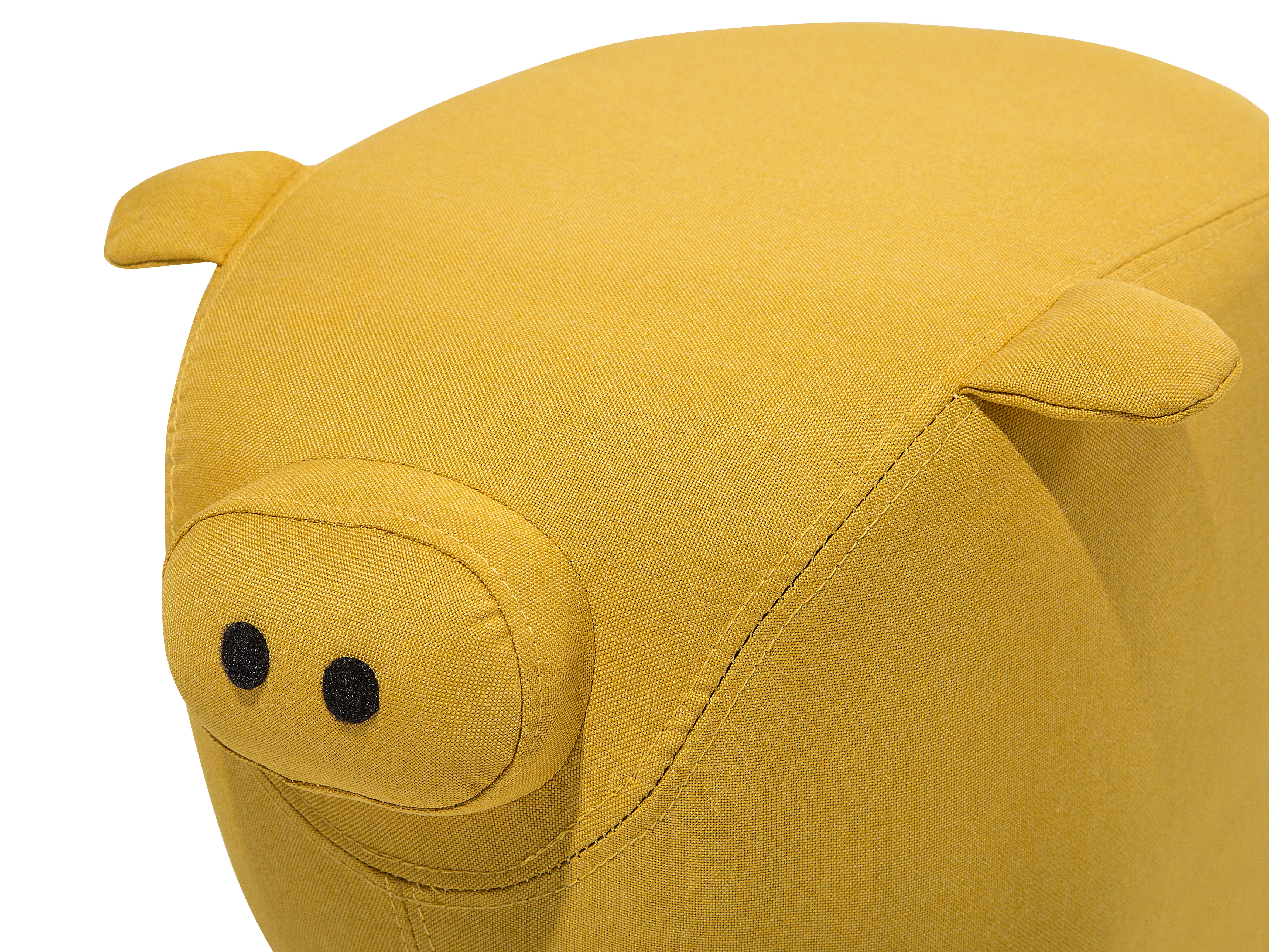 Dierenpoef PIGGY Stof Geel Varken