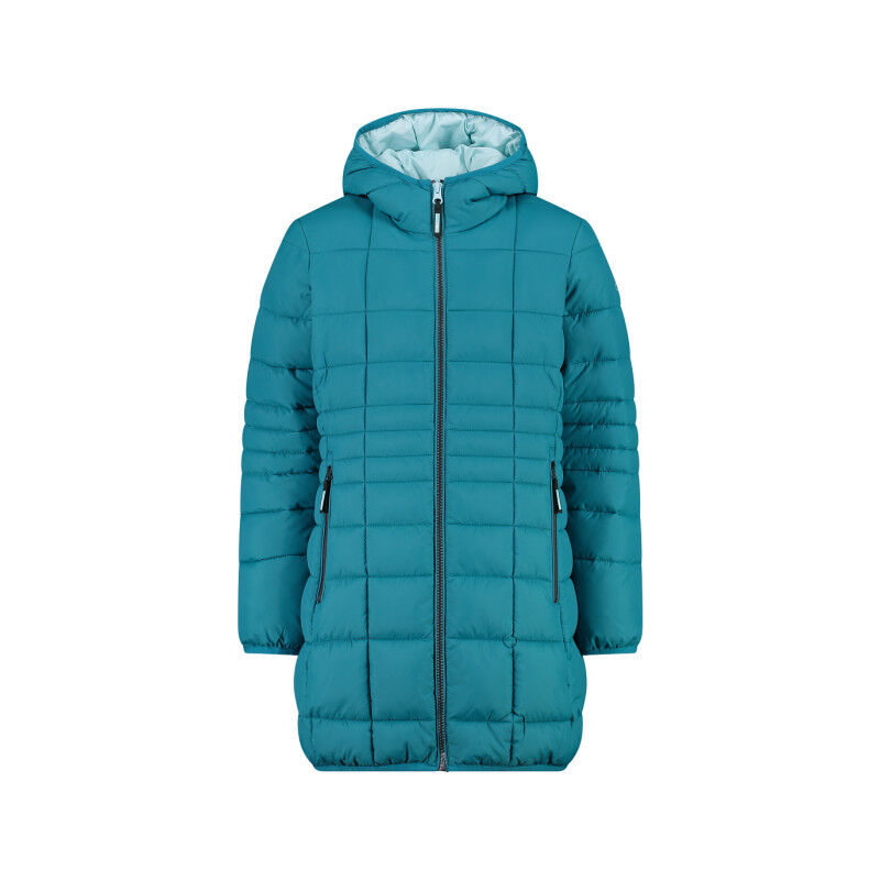 Girl's padded coat with hood - Parka enfant