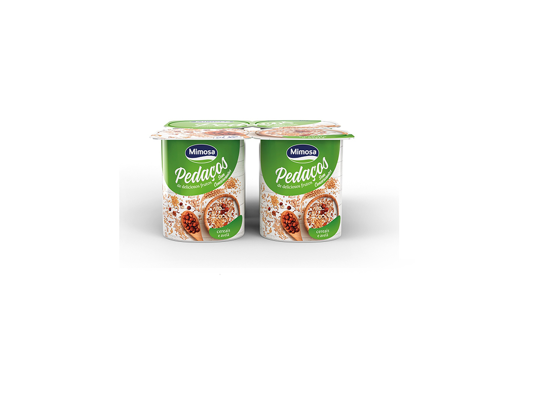 IOGURTE MIMOSA PEDAÇOS CEREAIS 4X120 G