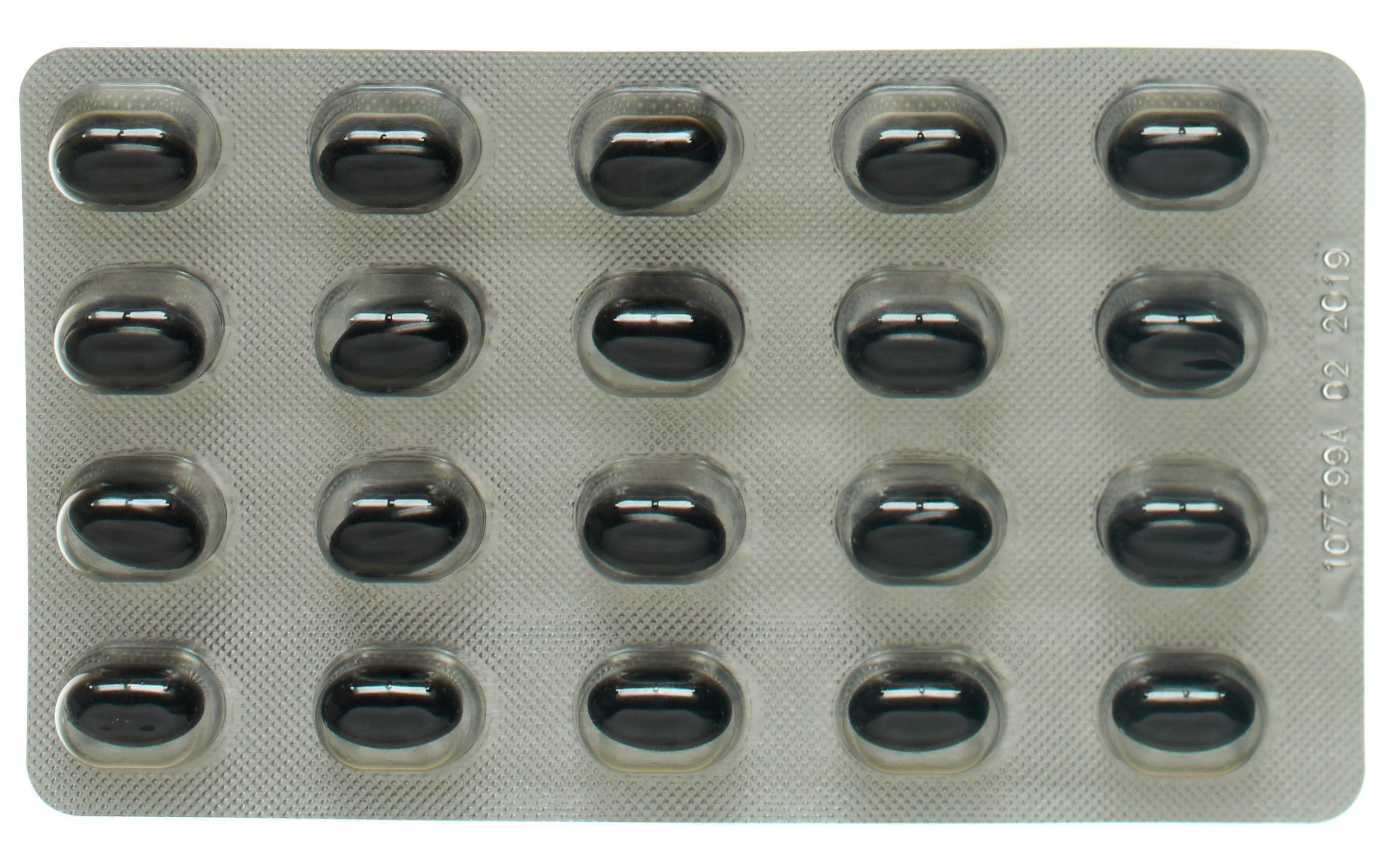 Schwarzer Knoblauch 120 KapselnNahrungsergänzung mit schwarzem Knoblauch und B-Vitaminen