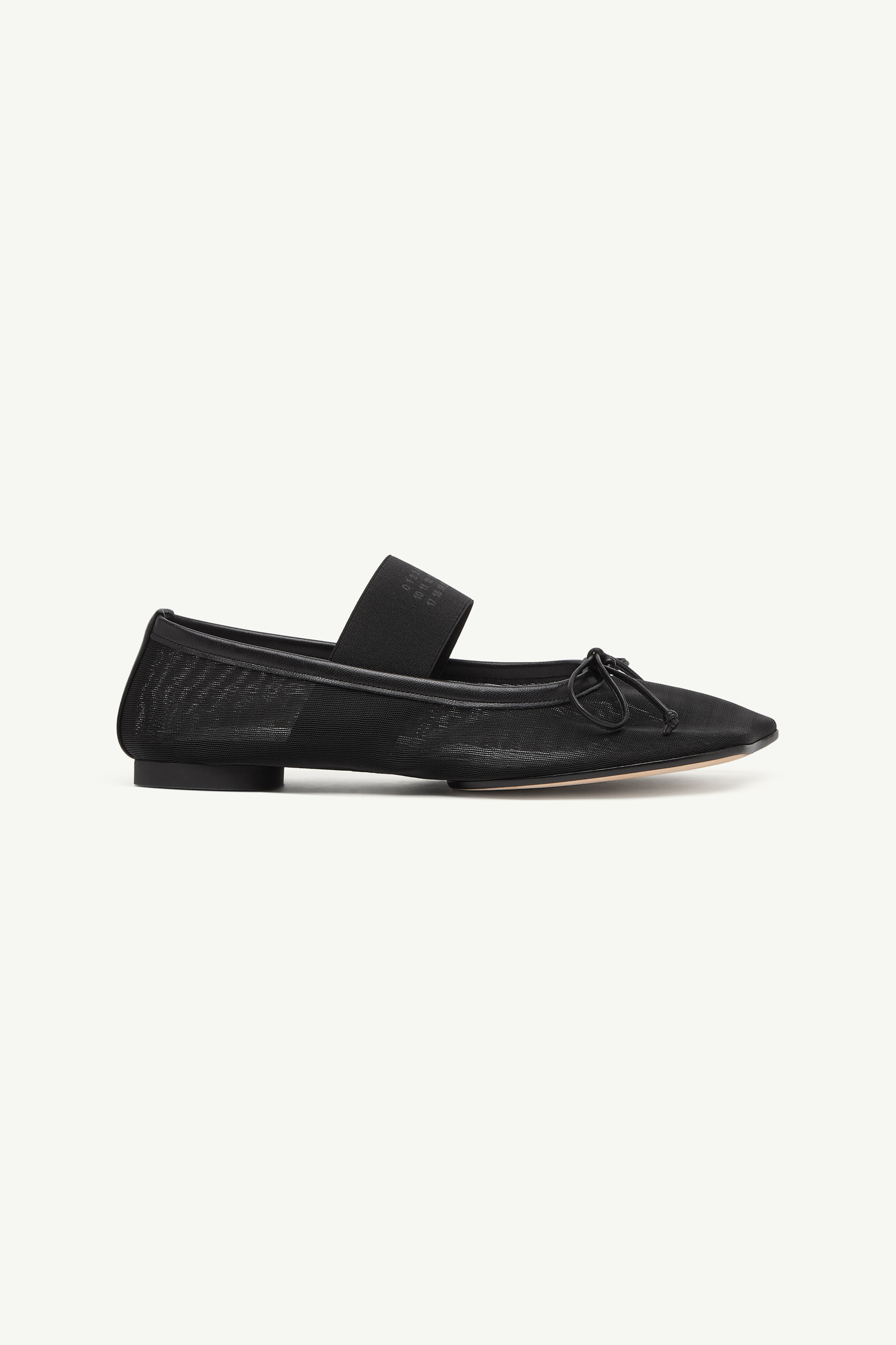 Ballerines Anatomic Numeric pour femme | MM6 Noir