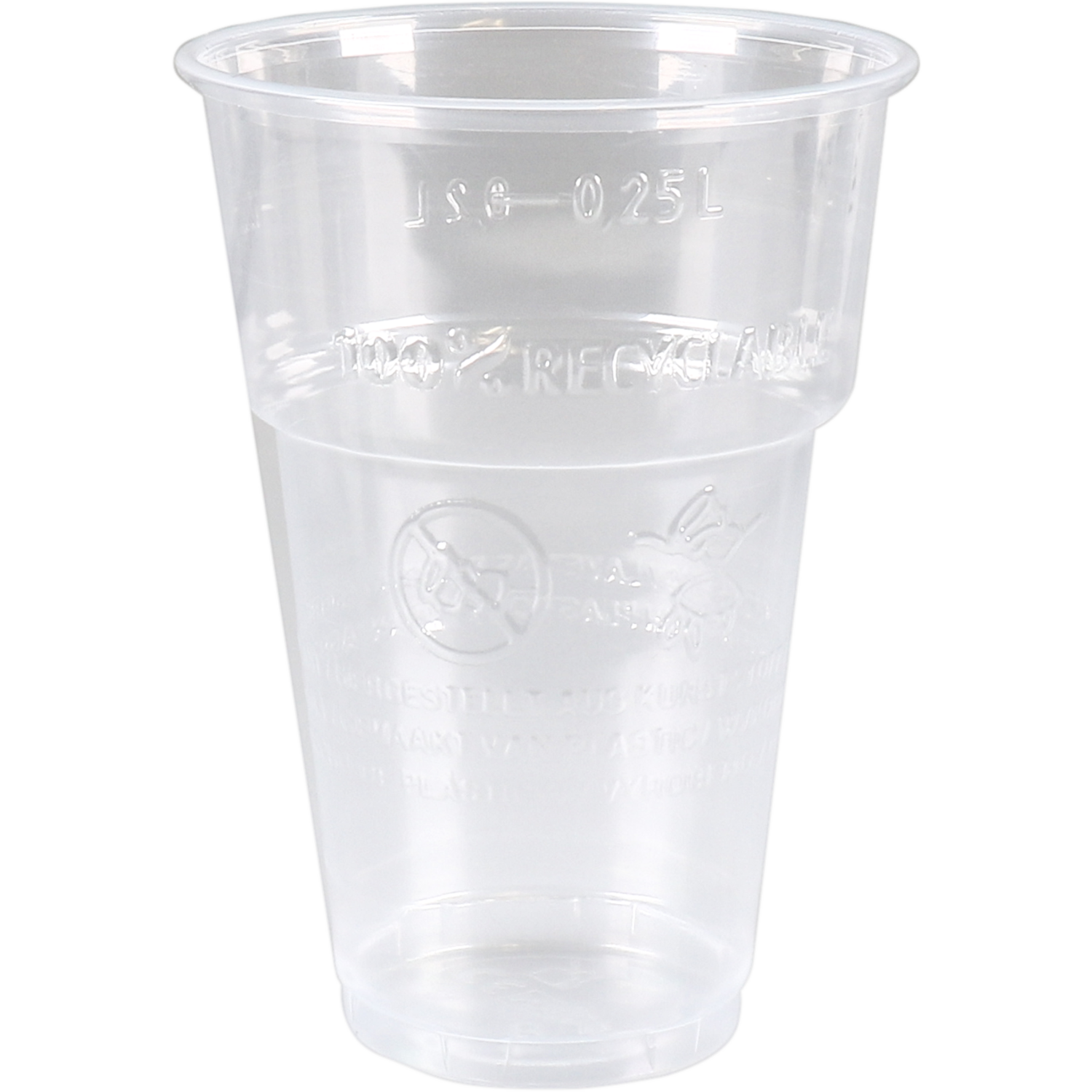 Bierbeker, Proppy, PP, 250ml, 200ml, 108mm, helder