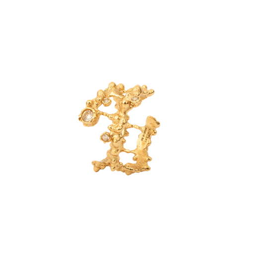 House Of Vincent Adagio Ring, Gold Plated, 58