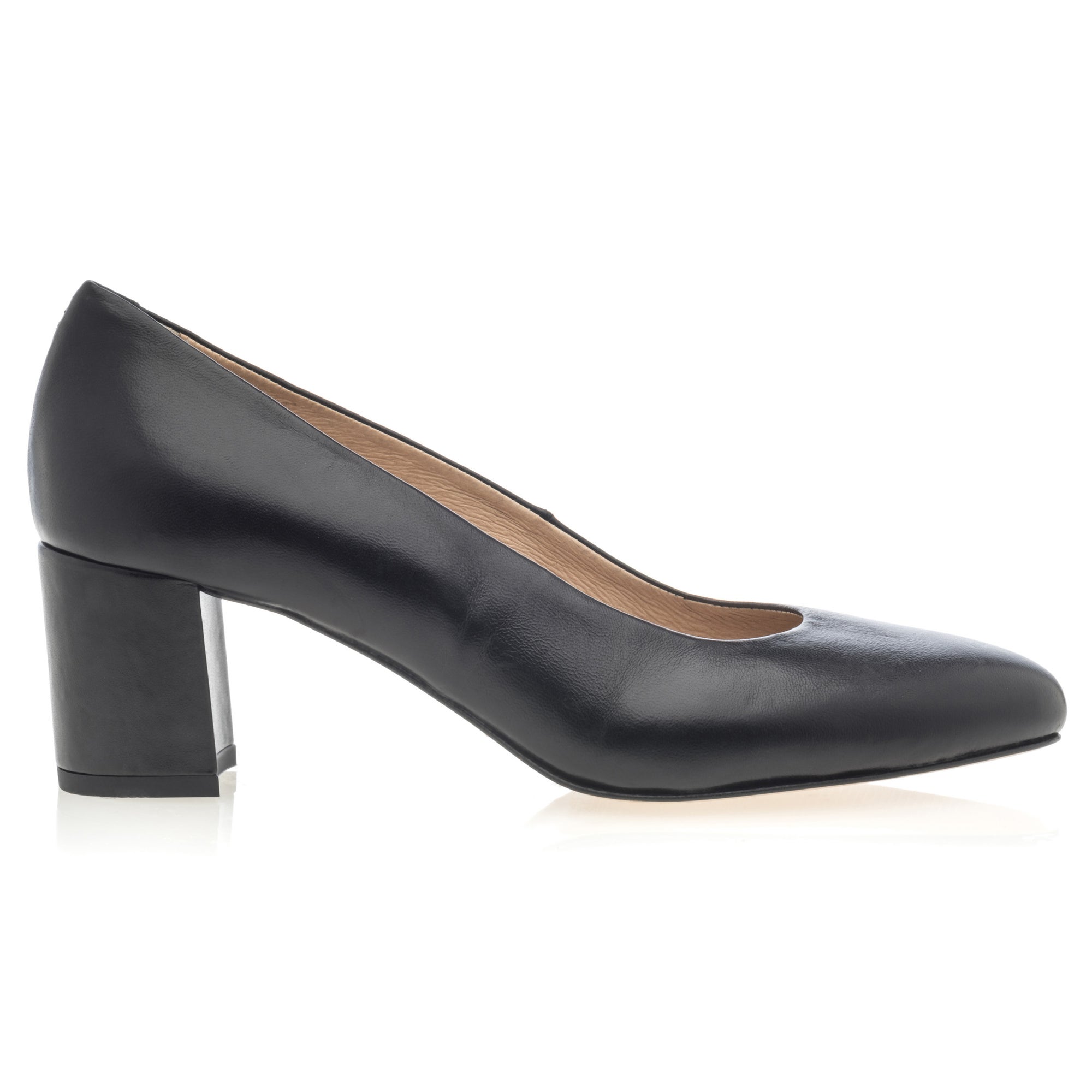 Escarpins à talon Femme en cuir noir