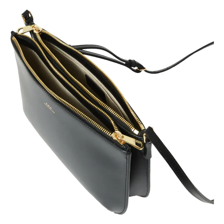 A.P.C. Sac Sarah Cuir Lisse | Noir