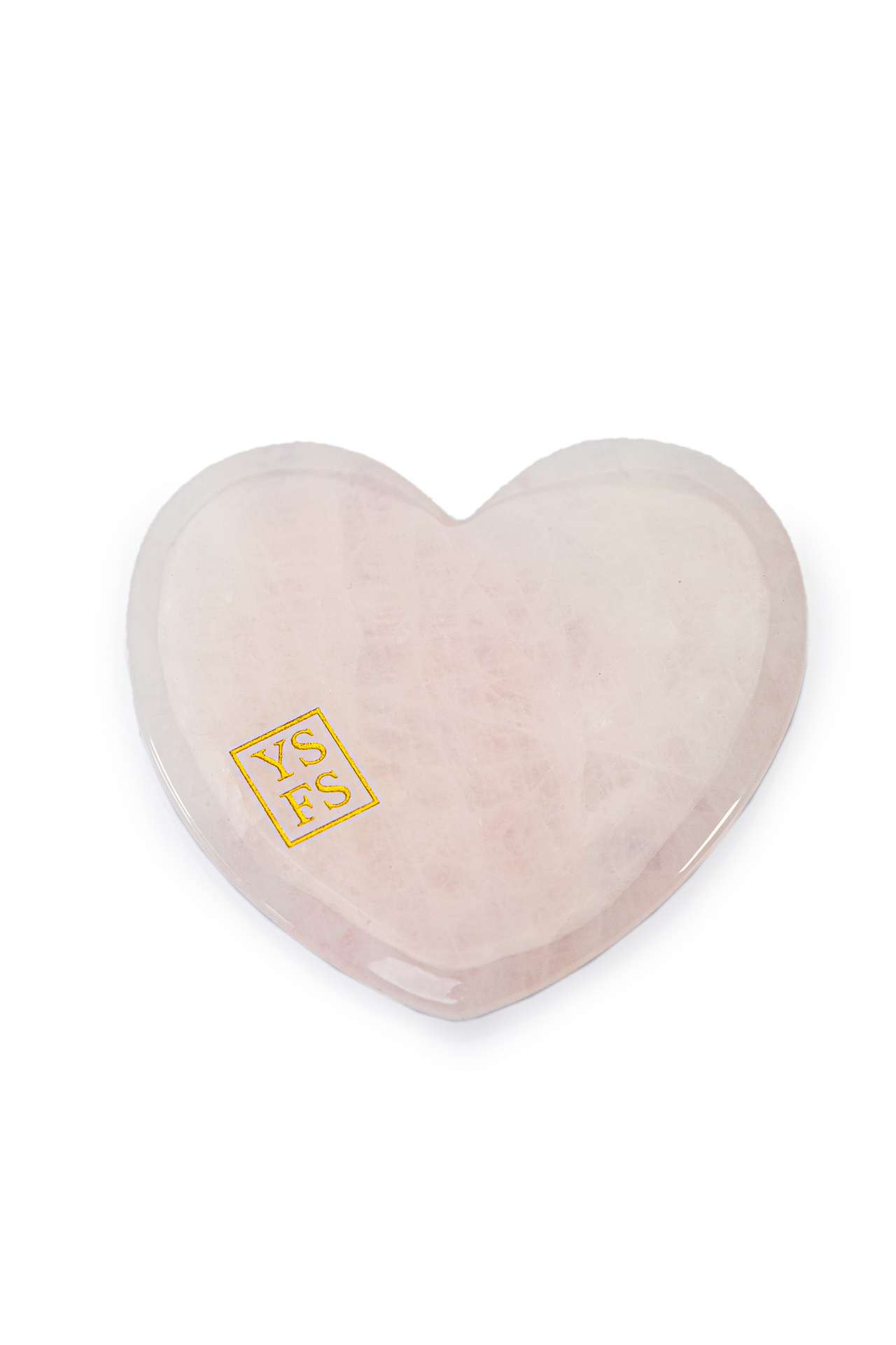 YSFS Gua Sha Rose Quartz Heart