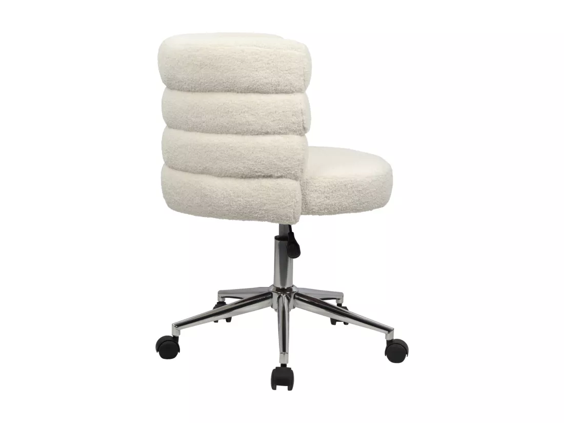 Chaise de bureau réglable en hauteur avec roulettes