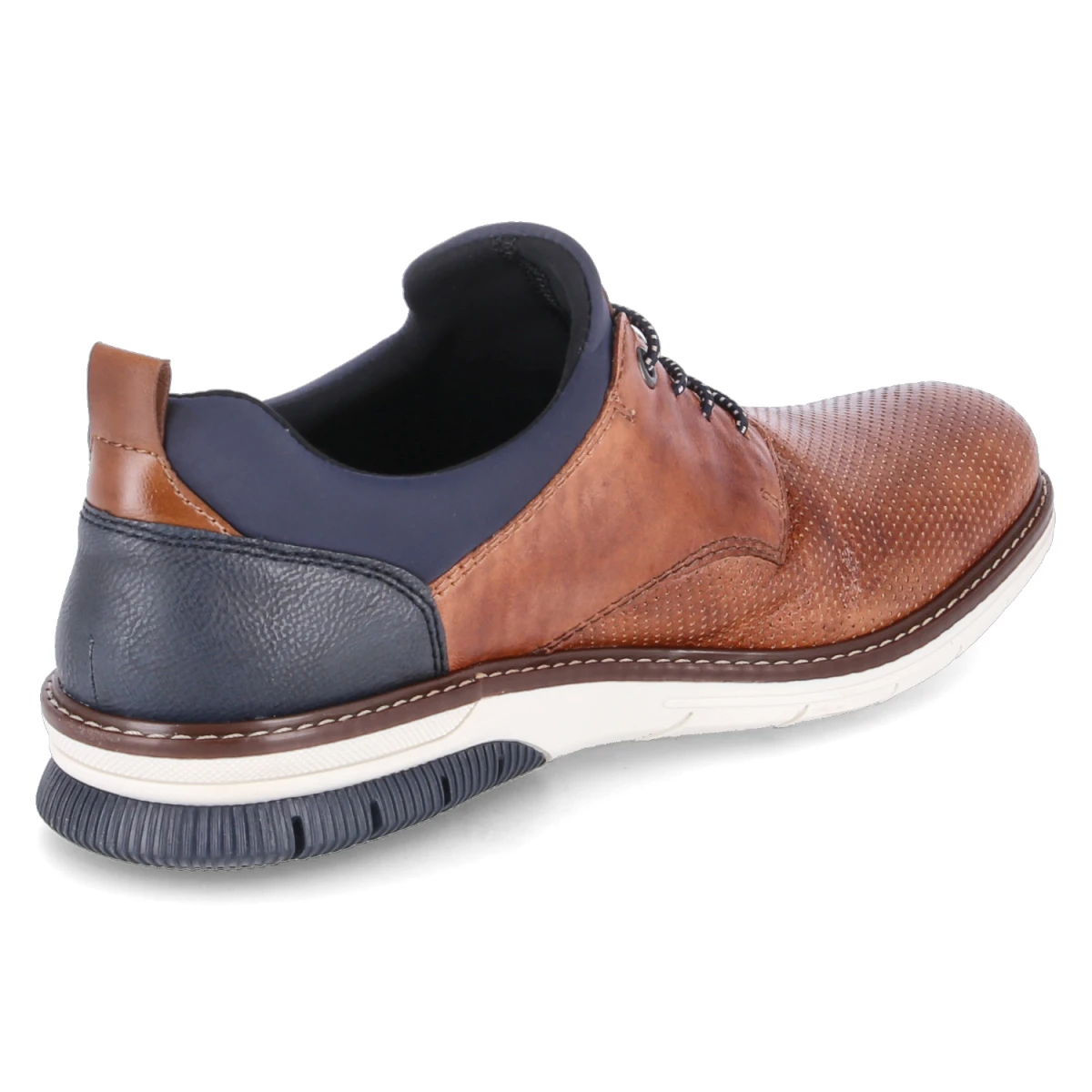 RiekerHalbschuhe - nuss/lake/navy/amaretto