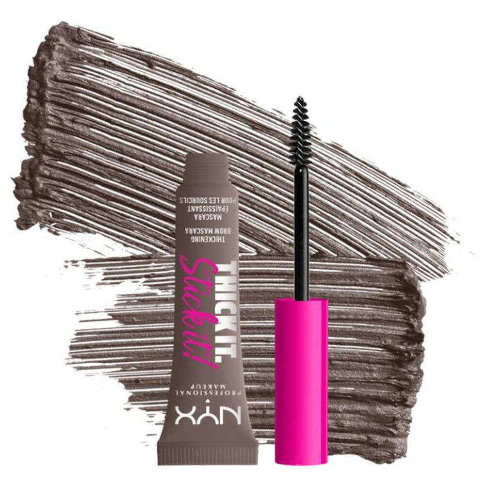 NYX Thick It Stick It Wenkbrauwgel Mascara Cool Ash7 ml