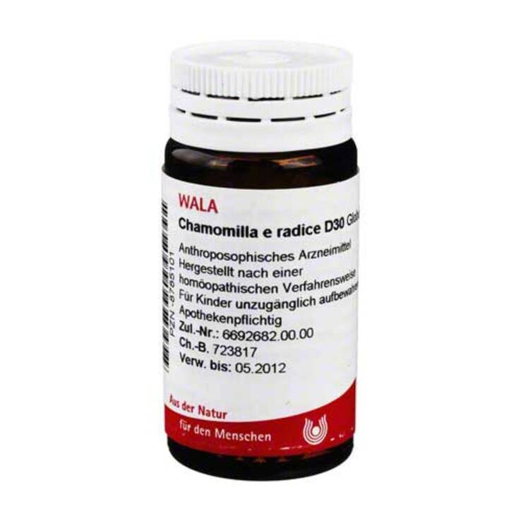 Chamomilla E Radix D 30 Globuli, 20 g