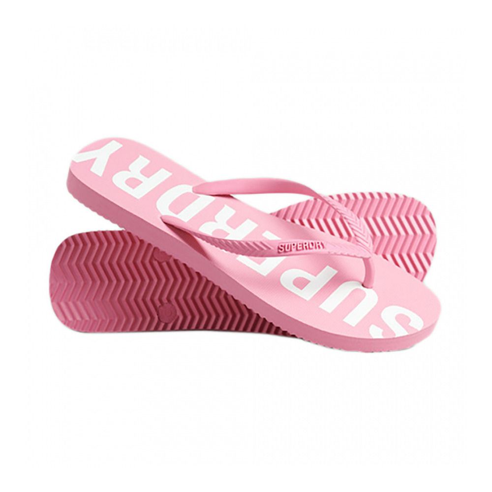 Superdry CODE CORE SPORT FLIP FLOP - Tongs Femme marne pink/optic