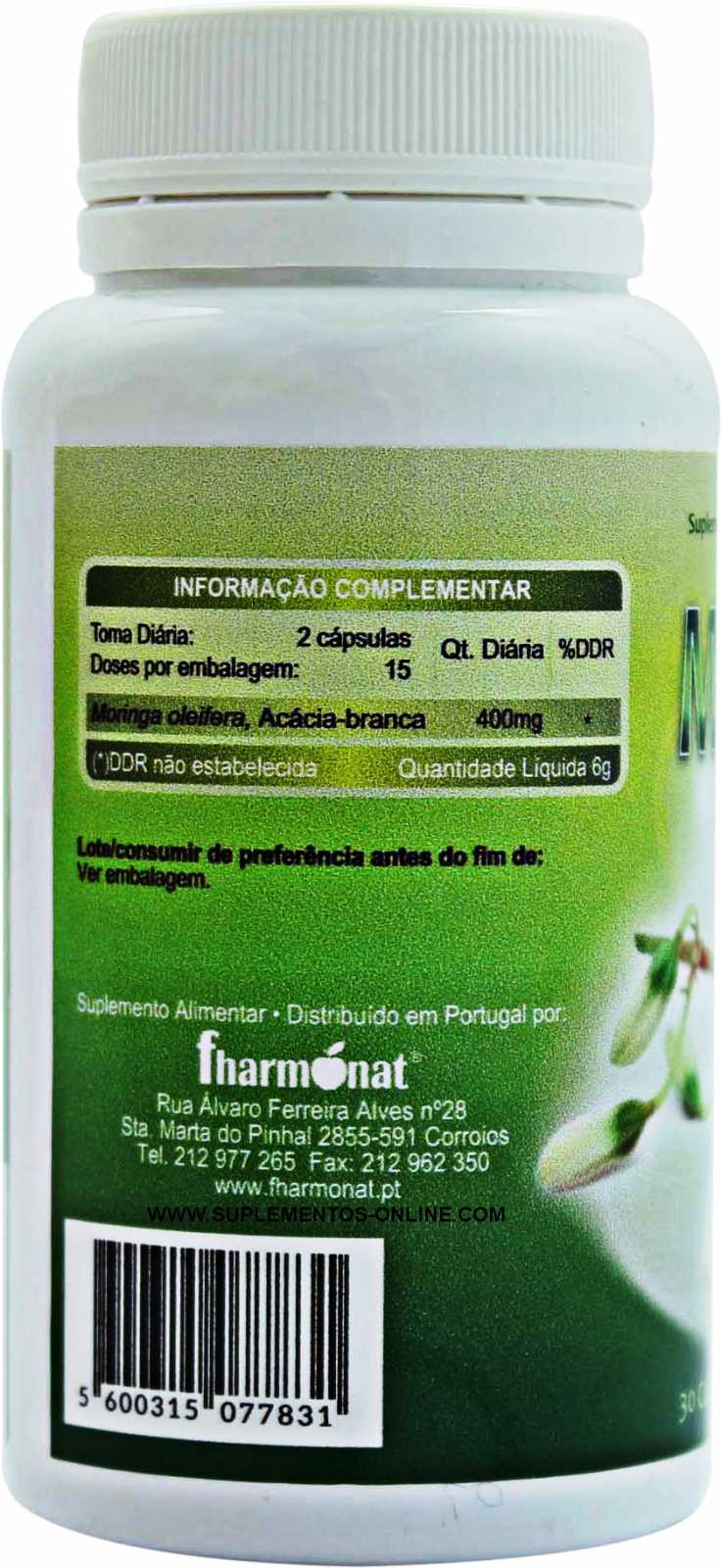Fharmonat Moringa 30 Cápsulas
