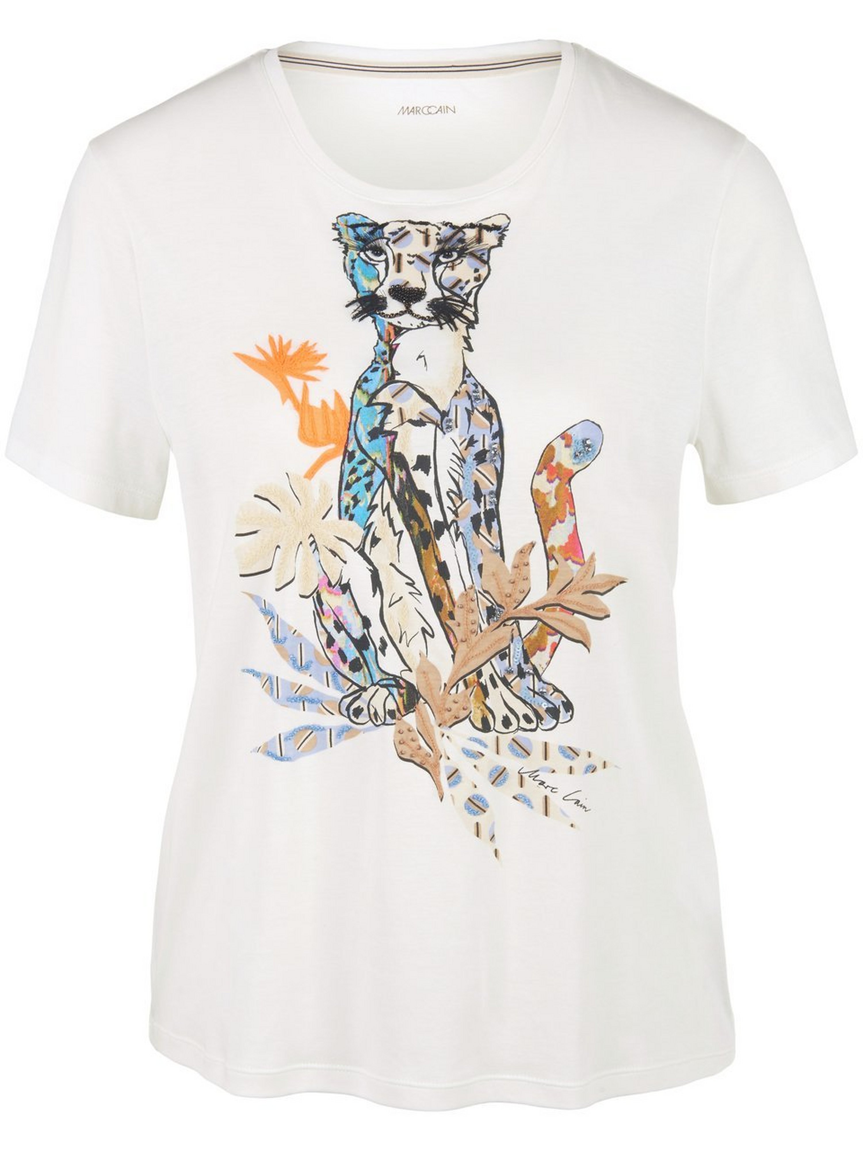 Rundhals-Shirt