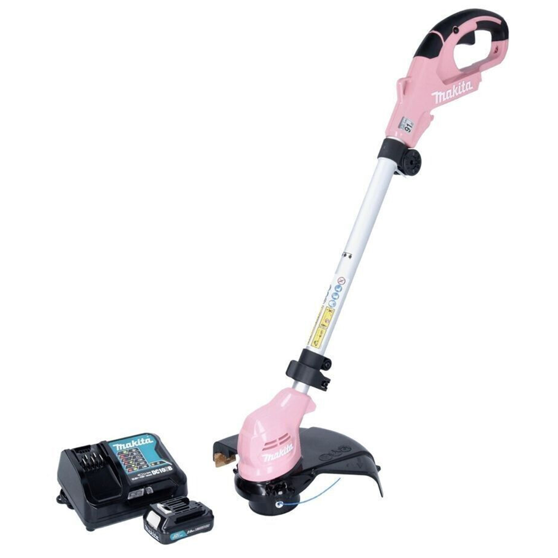 MAKITA Akku-Rasentrimmer UR100DSAP - pink