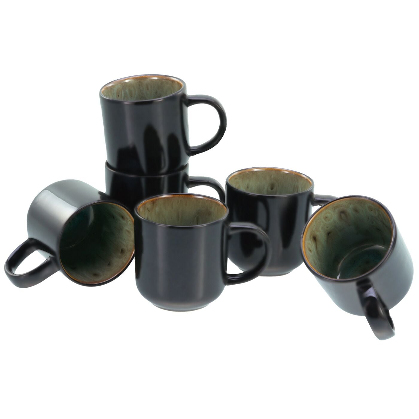 Angela BrudererKaffeebecher-Set «Nordic Fjord Green», 6-teilig