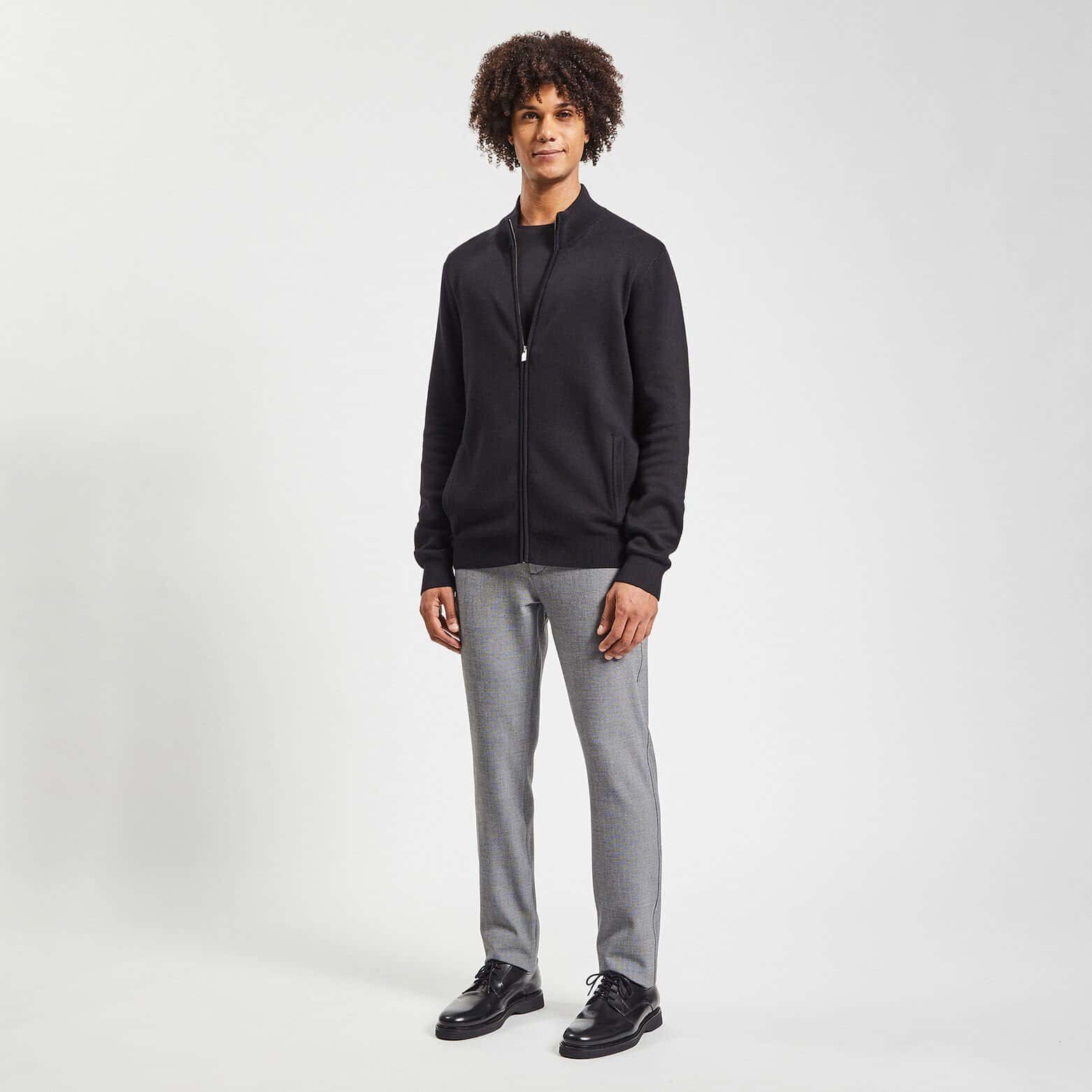 Gilet zippé Noir