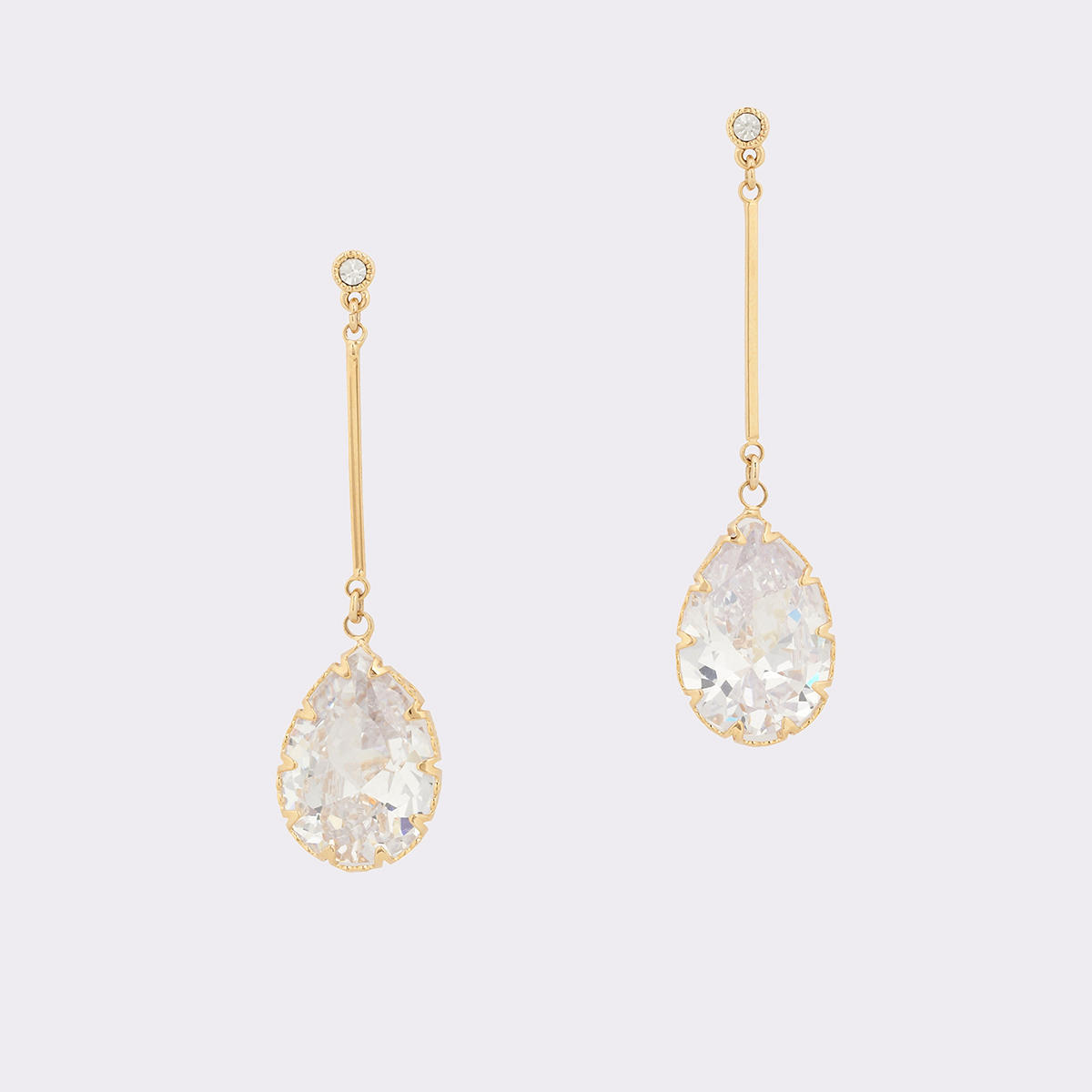 Cares Gold-Clear Multi Women Earrings