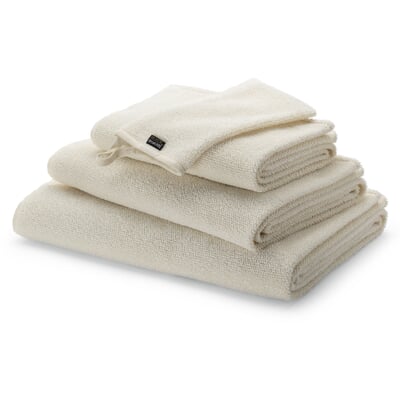 Handtuch Leinenfrottier hell, Duschtuch