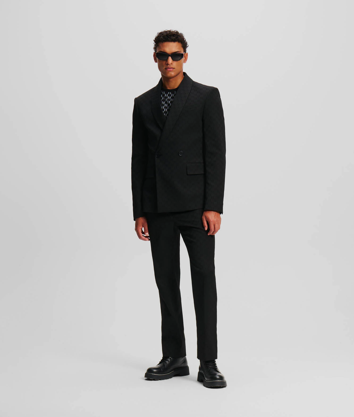BLAZER À DOUBLE BOUTONNAGE KL MONOGRAM