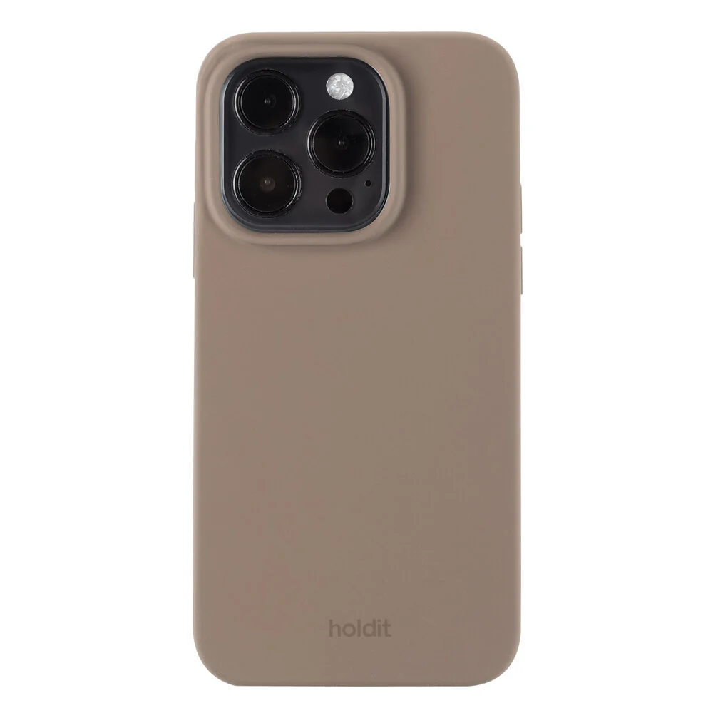 Holdit  iPhone 14 Pro Silicone cover - Mocha Brown