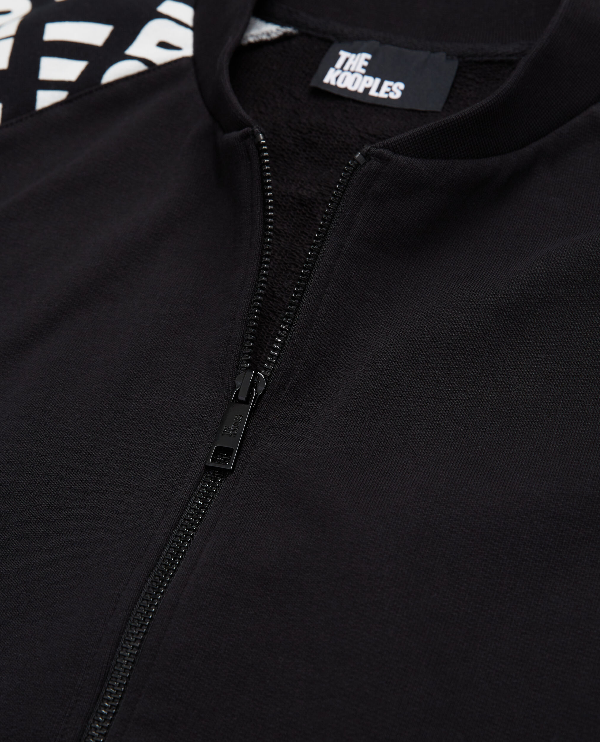 Veste de survêtement noire Tape logo