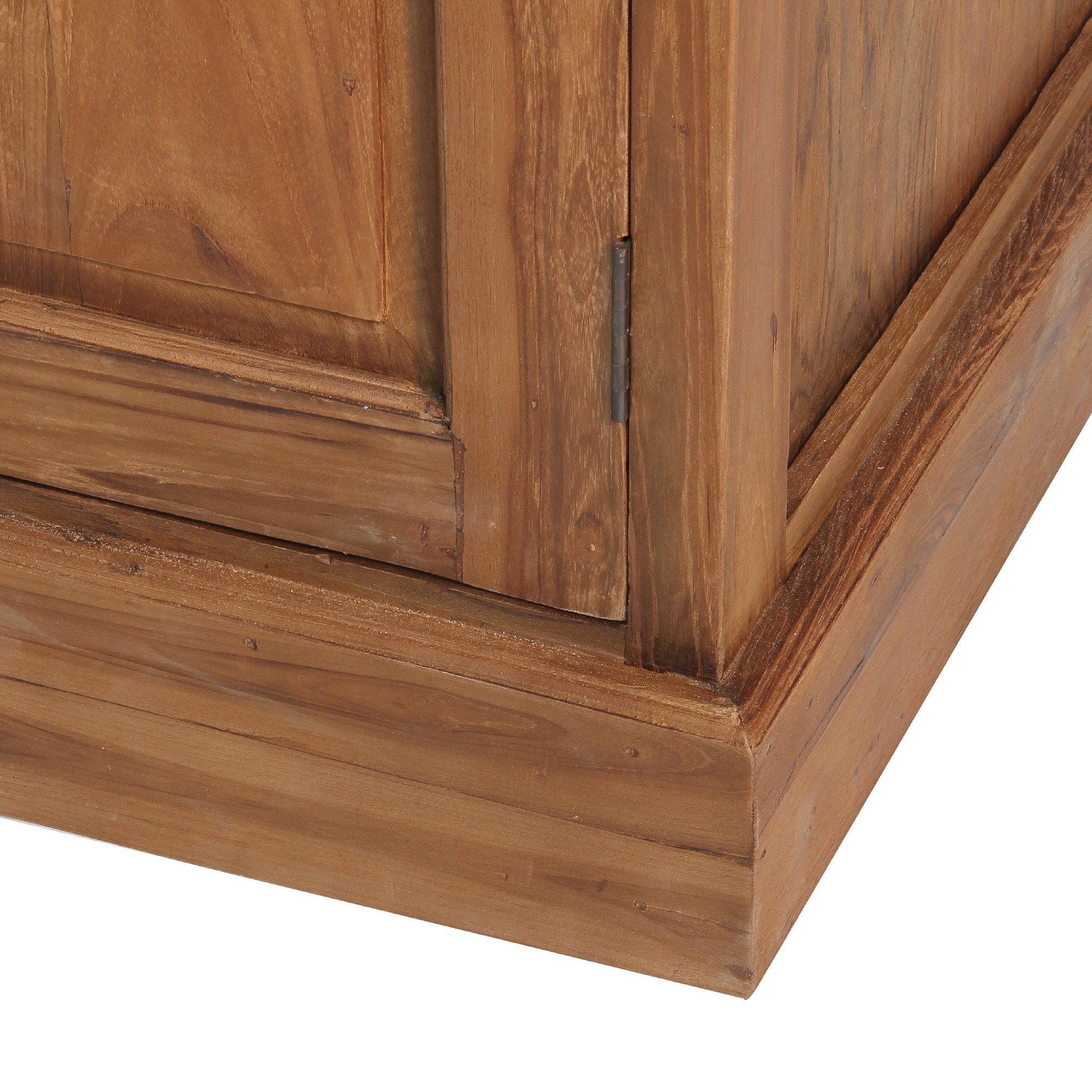 Schrank Teakholz, natur, T 60 cm, B 100 cm, H 225 cm von fischer's lagerhaus