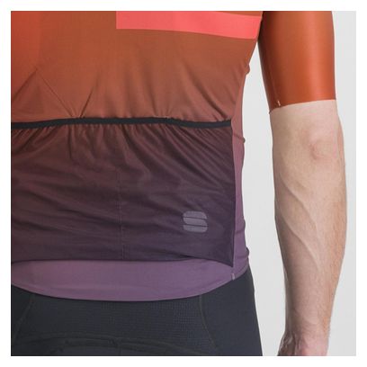 Maillot Manches Courtes Sportful Bomber Rouge/Orange