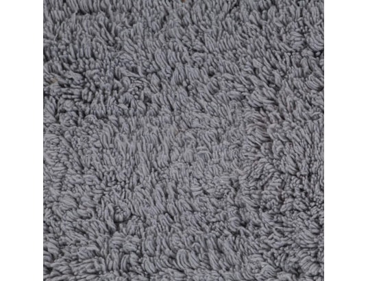 VIDAXL - Tapis de bain Jeu de tapis de salle de bain 3 pcs tissu gris