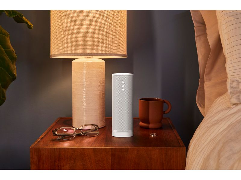 Sonos Smart Speaker Roam 2 Weiss Kompakter Lautsprecher mit hoher Klangqualität