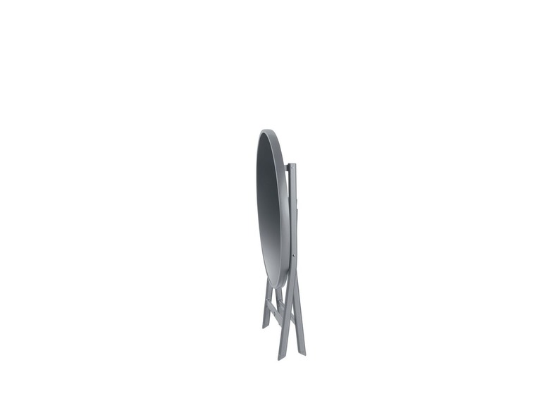 Aluminium bijzettafel grijs
