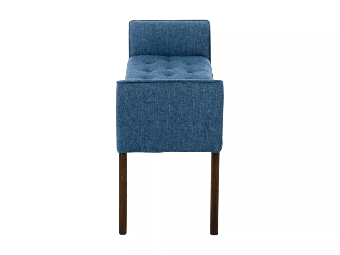 Banquette - Similicuir & Bois - Bleu - Cleopatra