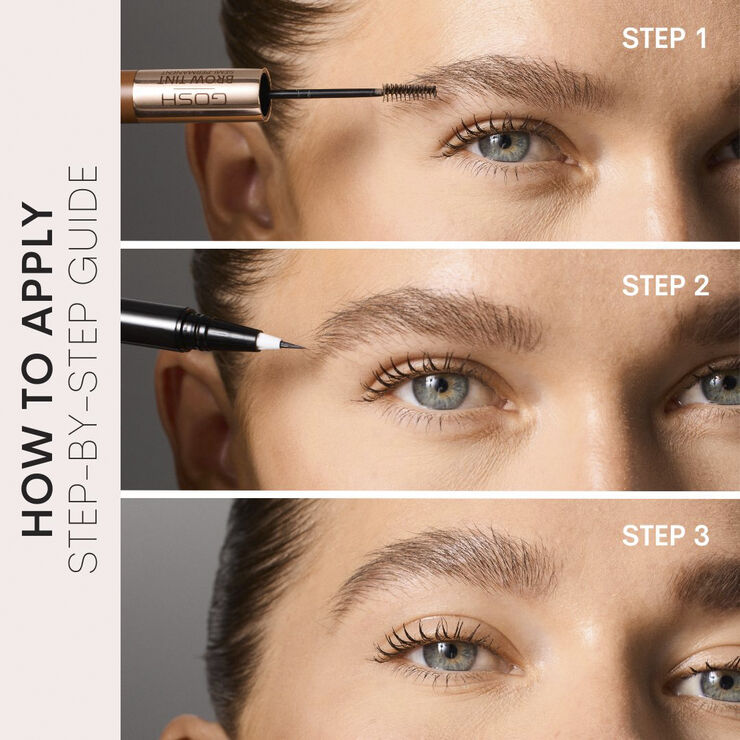 Gosh GOSH Brow Tint Semi-Permanent 002 Dark Brown
