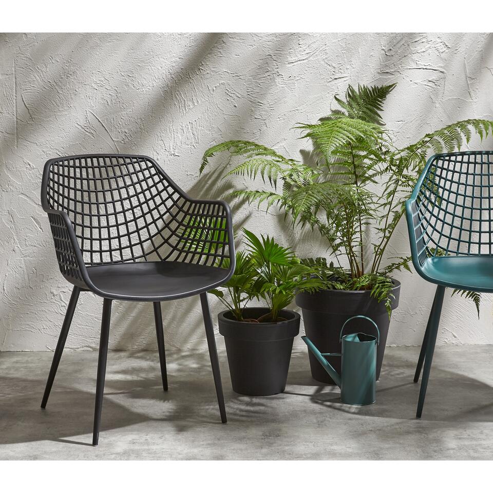 Kuipstoel Webbing Zwart