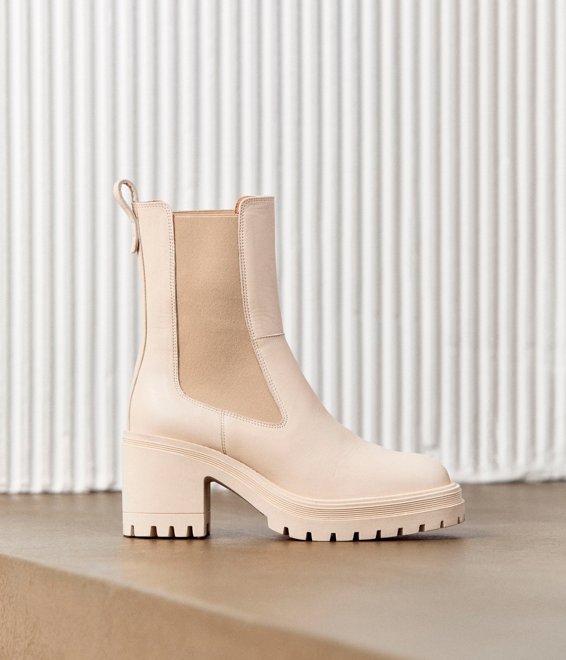 Boots beiges Alix