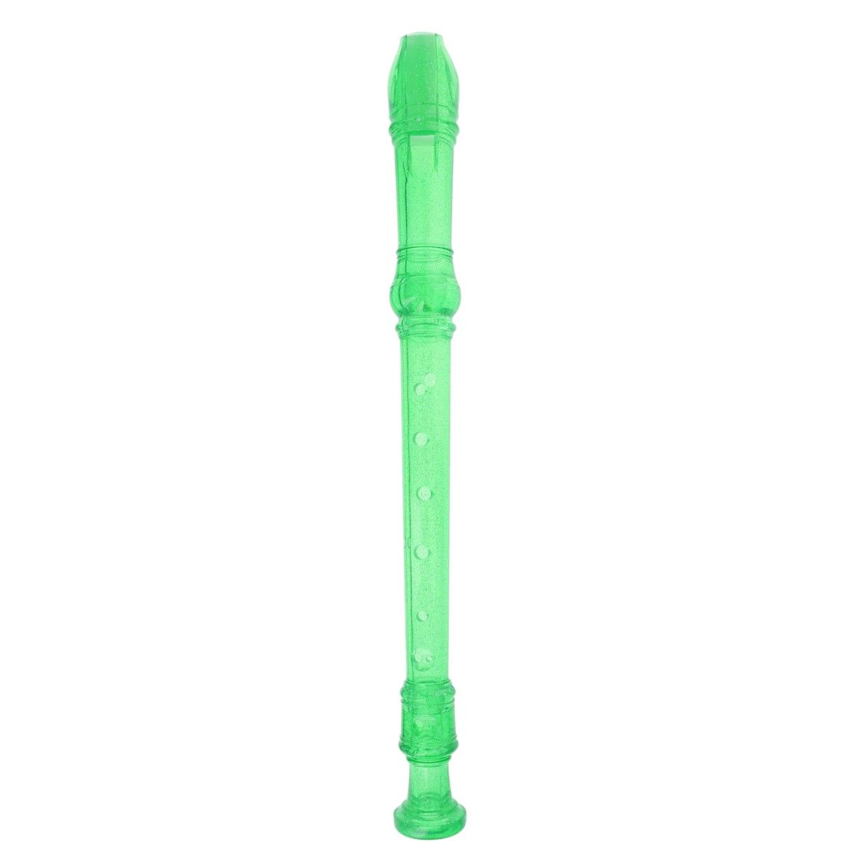 Flûte à bec à paillettes verte Mercredi et Patati