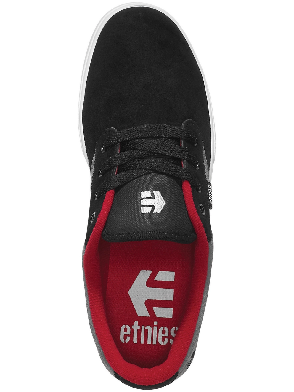 Etnies Jameson 2 Skate Shoes black/grey/red