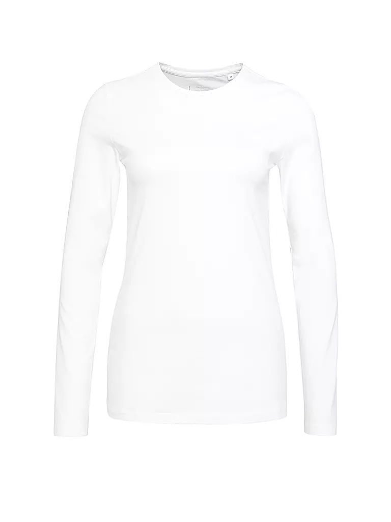 OPUS Langarmshirt Daily I weiss