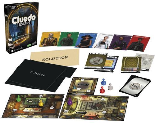HASBRO - Cluedo Escape - Bordspel - Veelkleurig
