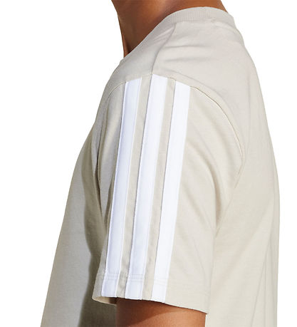 adidas Performance T-Shirt - 160 - Beige/Weiß
