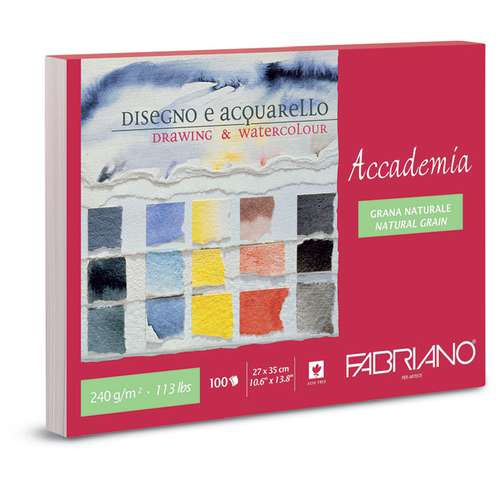 FABRIANO® Accademia Jumbo Aquarell- und Zeichenblock